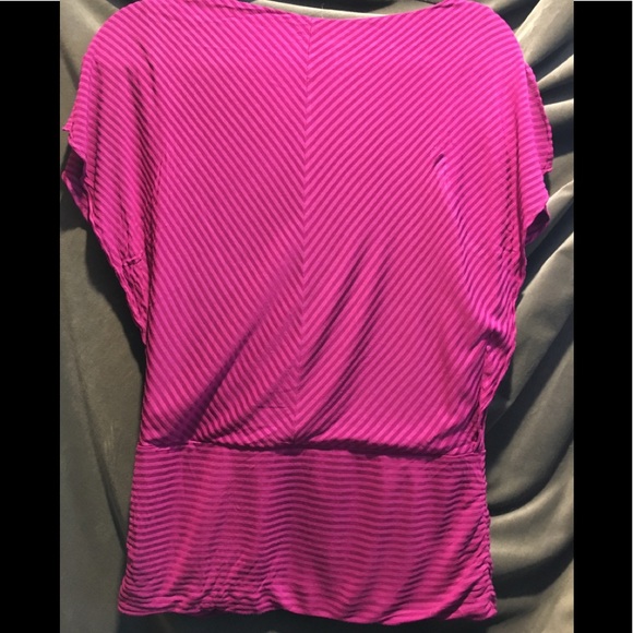 WHBM Pink Striped Top - Picture 2 of 5